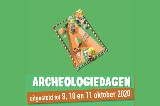 Archeologiedagen uitgesteld naar 9, 10 en 11 oktober 2020
